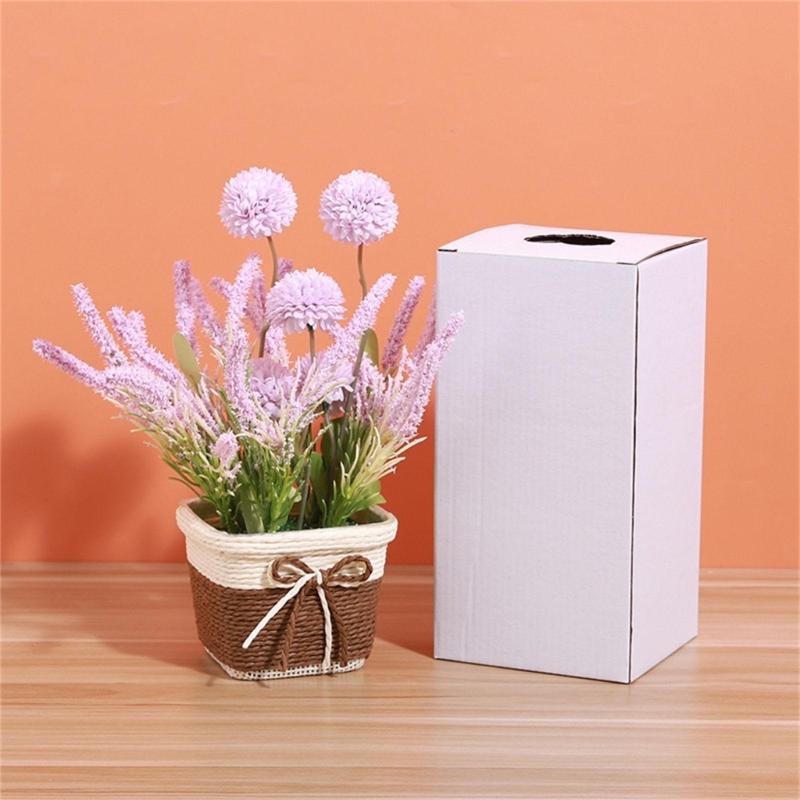 Tabletop Artificial Flower Decorations Simulation Potted Plant Ornaments