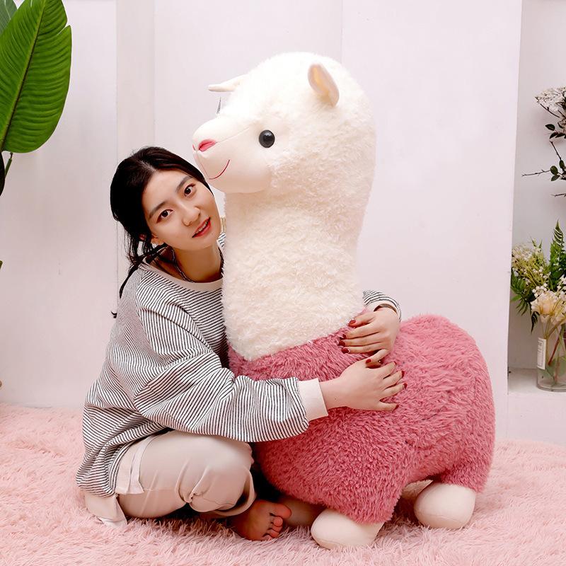 Alpaca plush toy lamb doll large sleeping doll doll throw pillow birthday gift female
