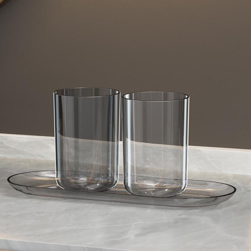 REO&HOMME Light Luxury Transparent Wash Cup Set