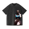 One Piece Nico Robin Vintage Wash Japanese Design T-Shirt High-quality Streetwear Men's Clothing Women 2026 Summer New T Shirt