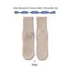 Women's Non-Slip Cotton Yoga Socks, Mid-Calf, Seamless, Ideal for Fitness, Dance, Pilates, and Sports.