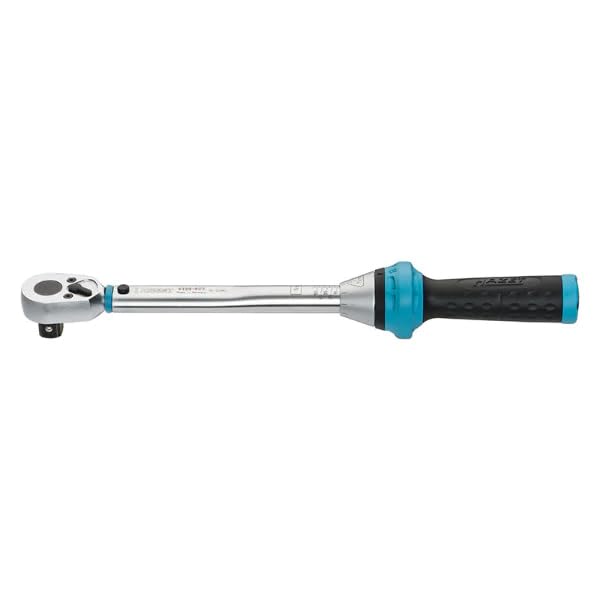 HAZET Torque Spanner Torque Wrench Compact Reversible Ratchet Especially for Commercial Vehicles Square Type Mm Tolerance 30 Teeth Angle Dimensions