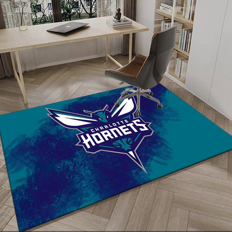 Charlotte Logo Art Carpet, Kitchen Rugs, Yoga Mat, Non-Slip Mats, Rug for Bathroom, Living Room bedroom, Camping Rugs Christmas Gift