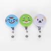 Smiley Face Retractable ID Badge Holder - Cute Cartoon Design for Nurses and Employees