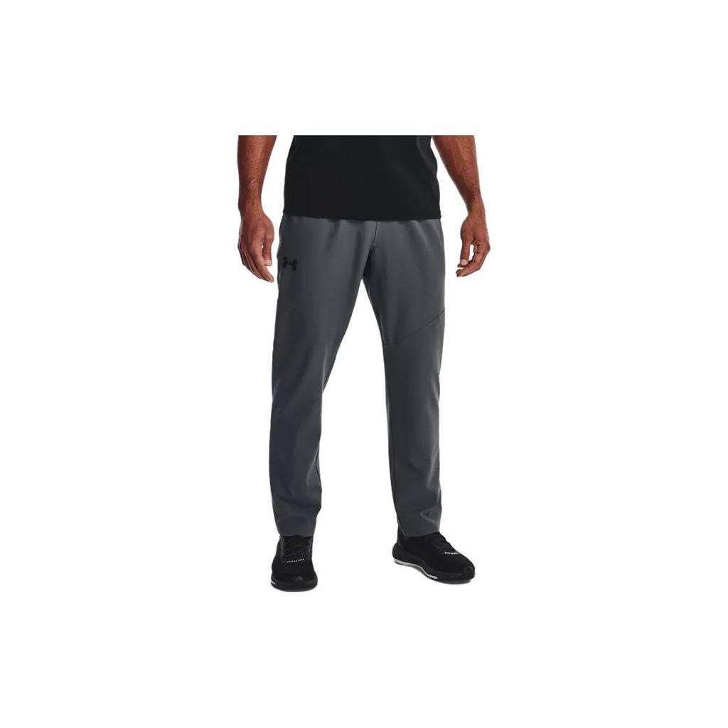 Under Armour Elite Straight Leg Casual Pants Men's Dark Gray Moderate Straight Fit Pants 1372614-012