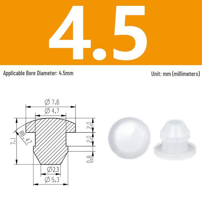 High-Temp Resistant Silicone Rubber Stopper with Card Slot Sealing Cap