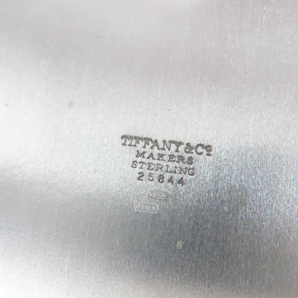 Excellent TIFFANY&Co. Dish Silver Tray Heart Plate Silver 925 Women Used