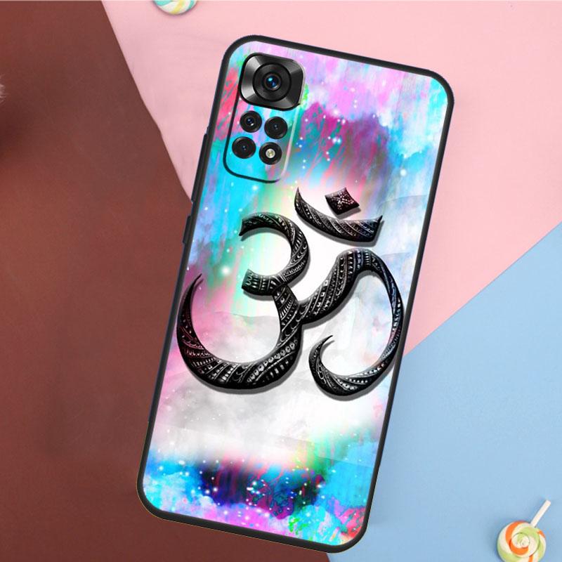 Yoga Om Hindu Symbol Cover For Xiaomi Redmi Note 13 14 Pro 12 11 9 10 9S 10S 11S 12S Redmi 14C 10C 12C 13C Case