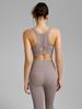 Two-Piece Women's High-Intensity Sports Bra & Yoga Set - Anti-Roll, High Elastic, Nude Feel