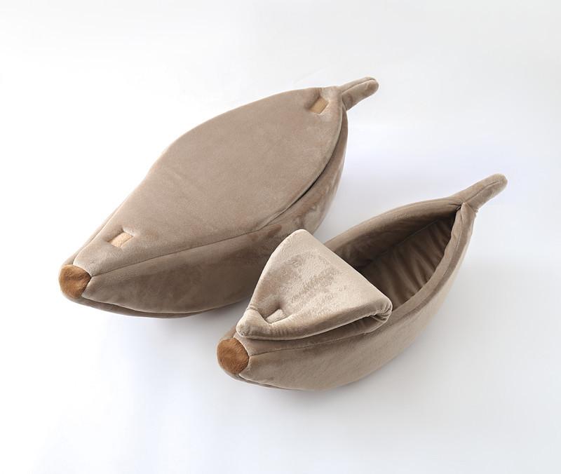 Cat Bed Banana Pet House Cave Cute Cozy Sleeping Bed for Cats Small Animals Durable Puppy Kennel Kitten Basket Cat Accessories