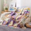 Elephant Print Flannel Blanket, High Quality Comfortable for All Seasons, Home Decor, Warmth and Comfort, Perfect for Christmas Gifts