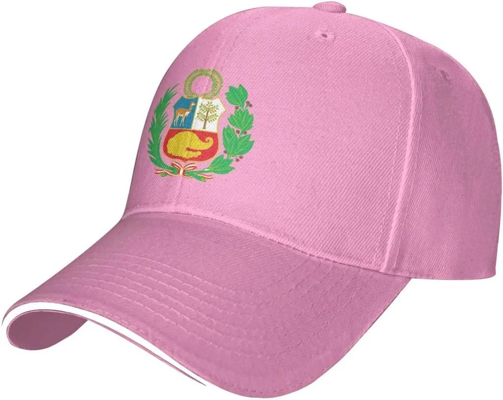 Peru Flag Peruvian Hat Adult Unisex Adjustable Baseball Cap for Unisex Women