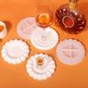 Round Bubble Coaster Silicone Molds For Diy Epoxy Jewelry Storage Tray, Plastic Tray Cement Cup Pad Injection Resin Mold