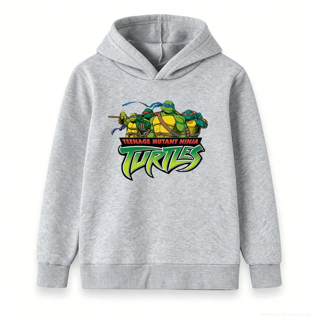 Kids Boys Girls Cartoon Graphic Print Pullover Hoodie Casual Long Sleeve Soft Sweatshirt for Children Daily Wear