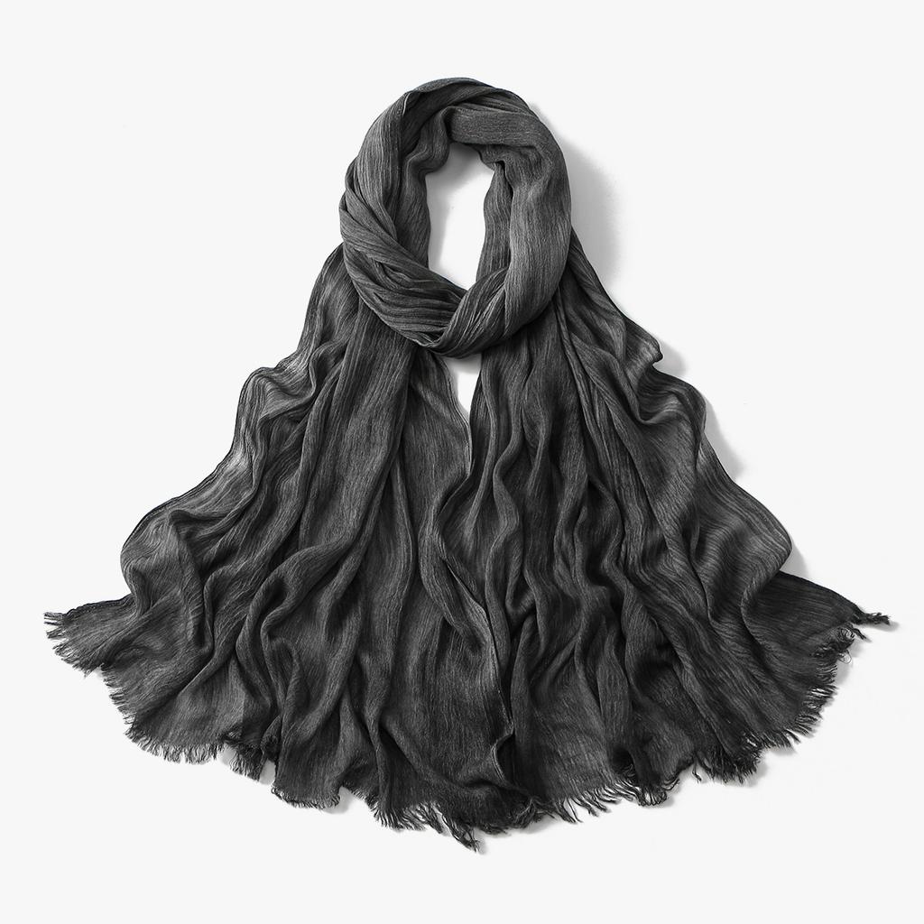 Modische Muslimische Frau Baumwolle Viskose Hijab Schal Ramadan Knitter Stirnband Schals Dame Langer Wickel Islam Turban Kopftuch 190*80cm