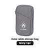 Travel Data Cable Organizer Pouch Carry Case Portable Storage Bag For Citroen C5 C1 C2 C6 C4L DS3 DS4 DS5 C-Elysee Grand