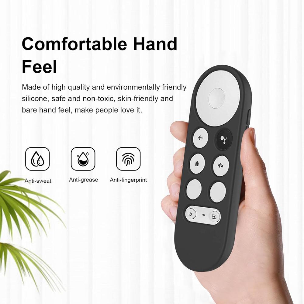 Silicone Case for Google TV Voice Chromecast Remote Protective Cover Accessory