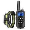 Rechargeable Remote Dog Training Collar, Waterproof Bark Stop Device, 800m Range, Automatic Shock Correction.