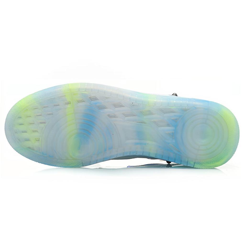 New LiNing Counterflow Anti Slip Wear Resistant Low Top Skateboard Shoes Men's White Gray