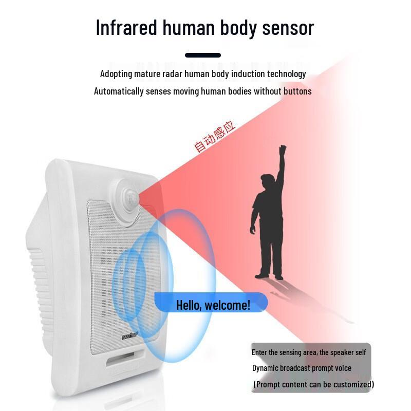SAST Smart Infrared Motion Sensor Wall Speaker (CN version)
