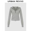 UR2026 Women's Fall Trendy Color-Block Hooded Sweatshirt