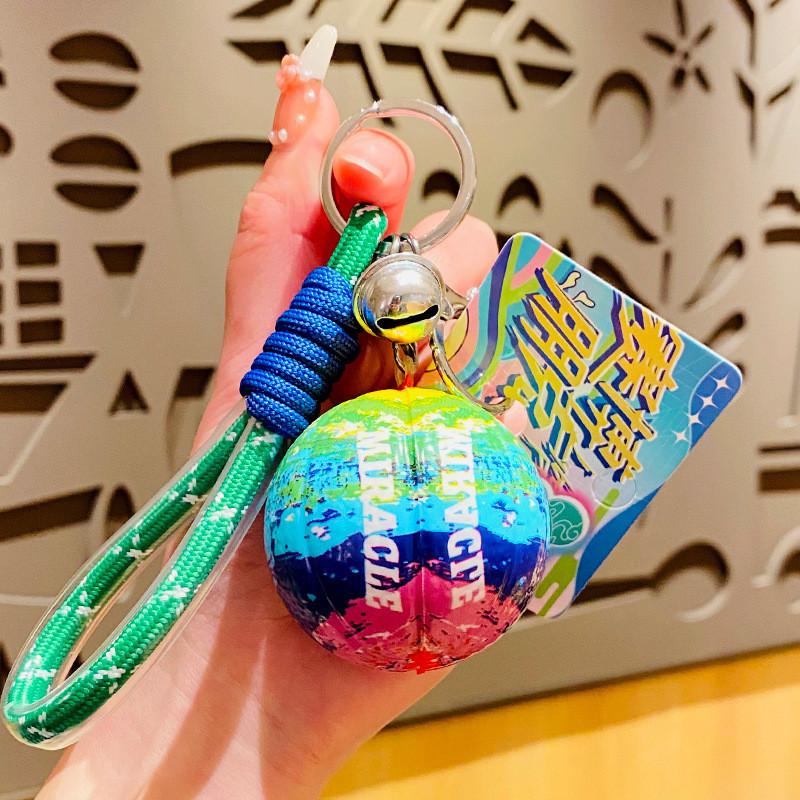 

Stylish Basketball Creative Keychain Soft Pu Material Ideal For Couples Friends And StyleB