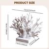 Artificial Coral Statue Resin Bookcase Ornament Craft Tabletop Handmade Sculpture Piece