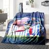 Star Player Kylian Mbappé Blanket Warmthful Decor Perfect for Office Office Chair Seaside Four Seasons Multipurpose Modern