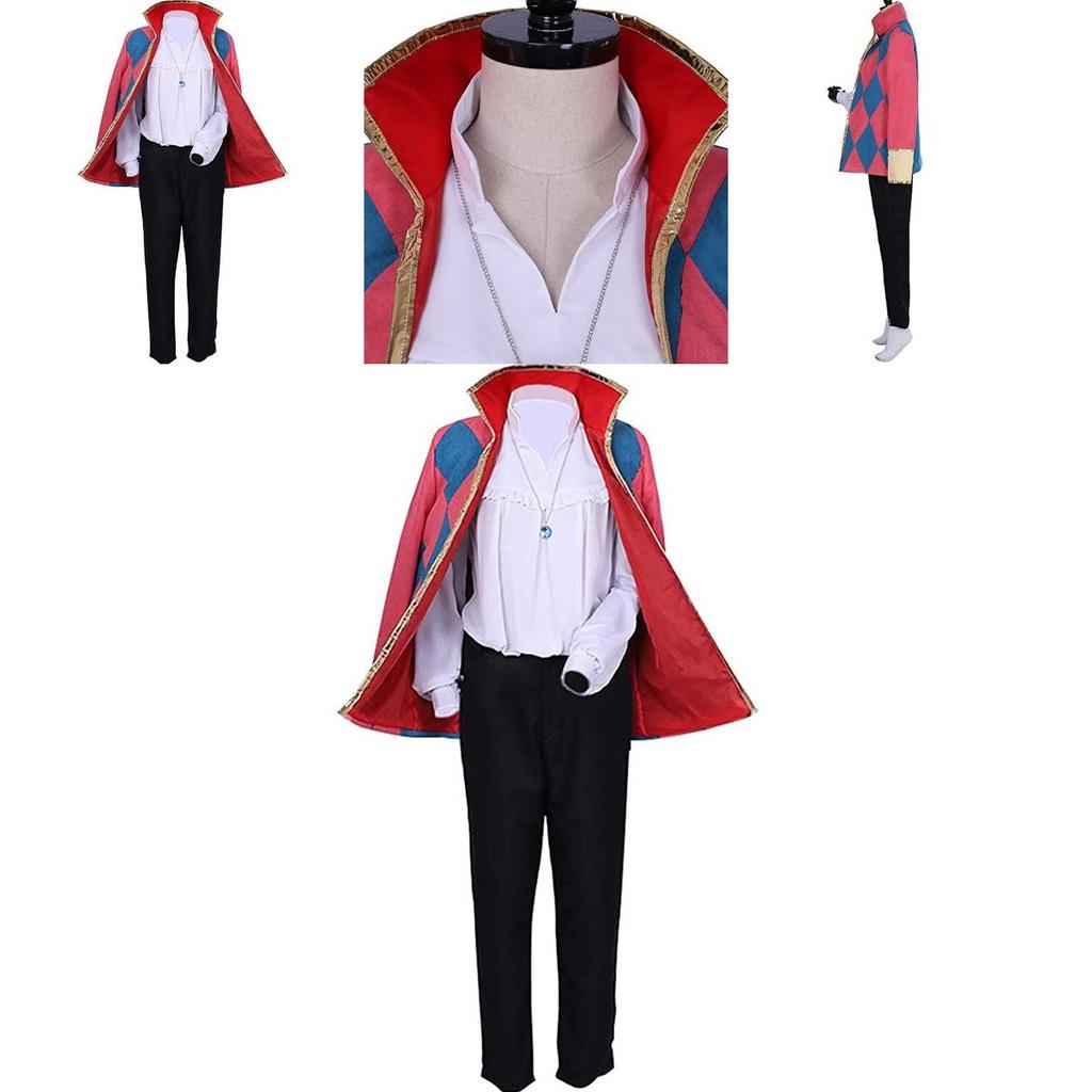 Exquisite Howl's Moving Castle Hauru Cosplay Costume For Halloween