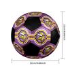 Minnesota Vikings2 Soccer Ball Colorful All Ages Machine Stitched PVC Competition Ready Durable High-Bounce.SIZE5