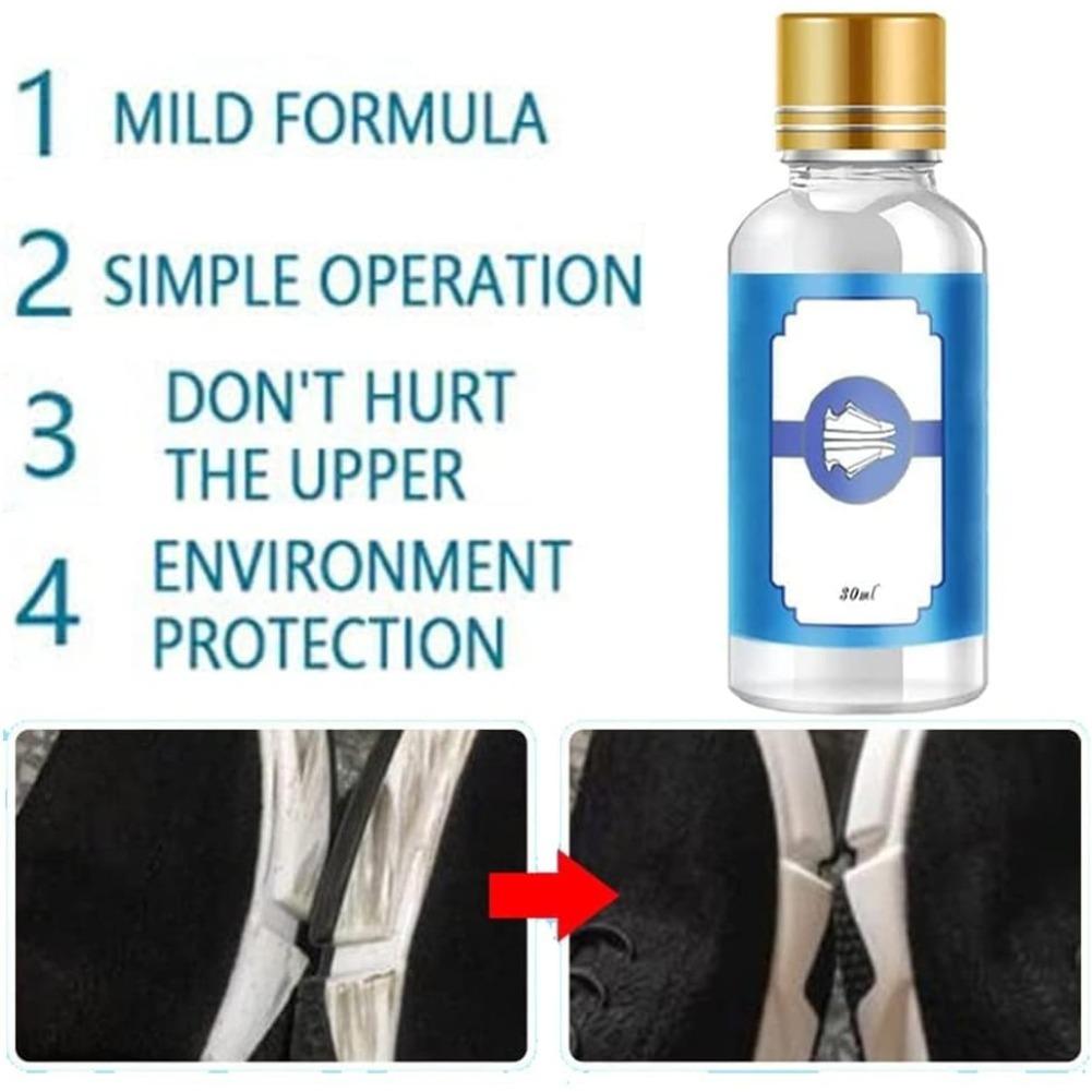 30 ml Lederreiniger, Multifunktionales Leder, Mehrzweck-Naturreiniger, Fleckenentferner für Möbel, Sofas, Autositze, Schuhe, Taschen und mehr