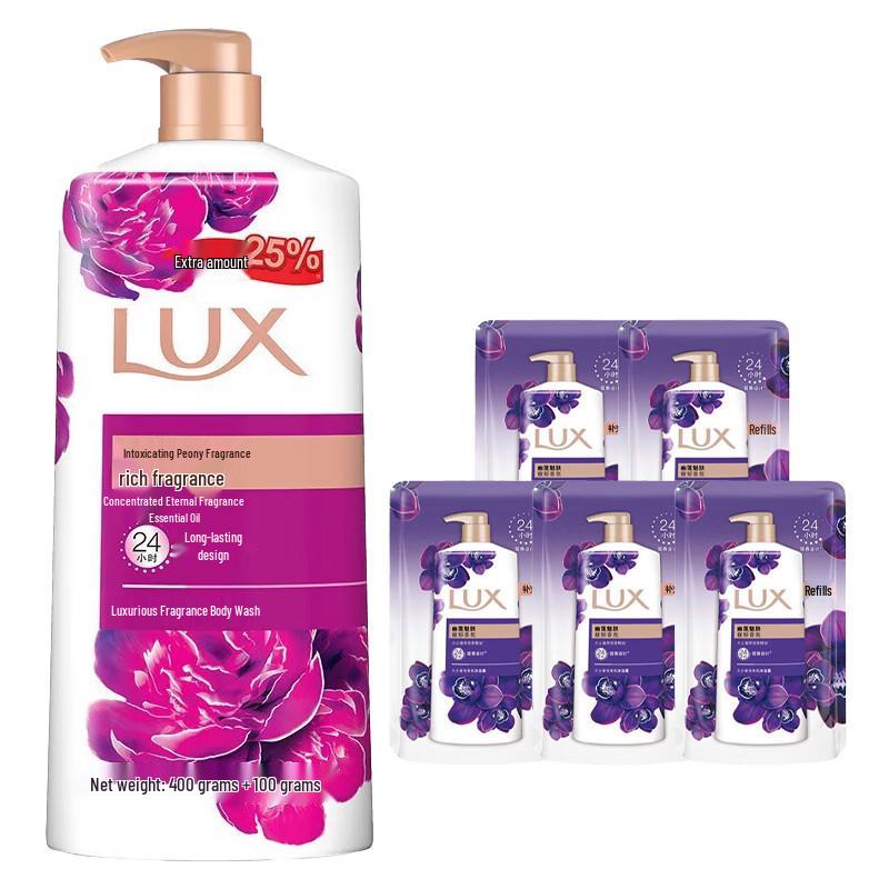 Lux Nourishing Peony Scent Shower Gel