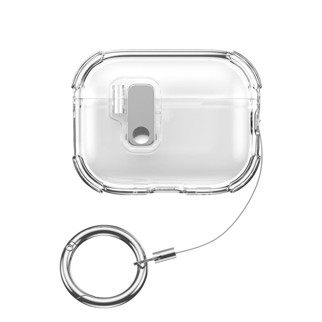 For AirPods Pro 3 Case(2025) New Safety Lock Protective Cover For AirPods Pro 3rd Generation Case Accessories For AirPods Pro 3