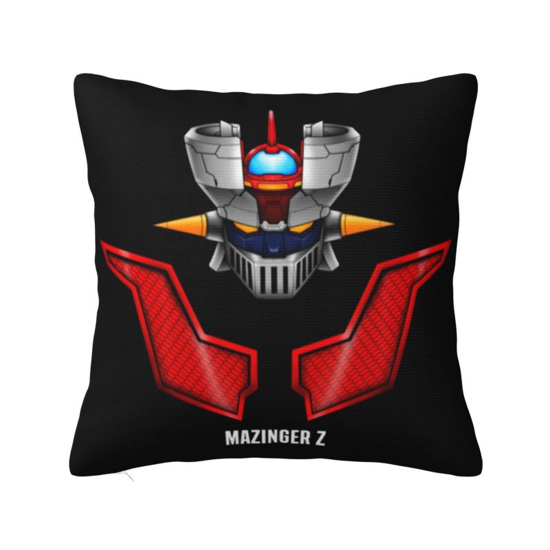 Custom Nordic UFO Robot Goldorak Grendizer Cushion Cover Polyester Actarus Goldrake Mecha Anime Pillow Case Home Decor