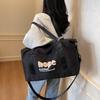Sport Fitness Tasche neue Mode Retro Lässig Ausgehen Aufbewahrungstasche Einfach Amerikanisch Große Kapazität Umhängetasche Reise