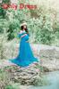 Lace Maternity Dress With Flared Sleeves For Summer Pregnant Women