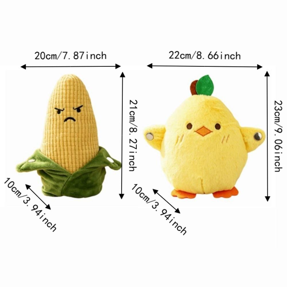 Soft Texture Inertial Beat Corn Musical Toy 6 Modes Corn Induction Metronome Early Learning