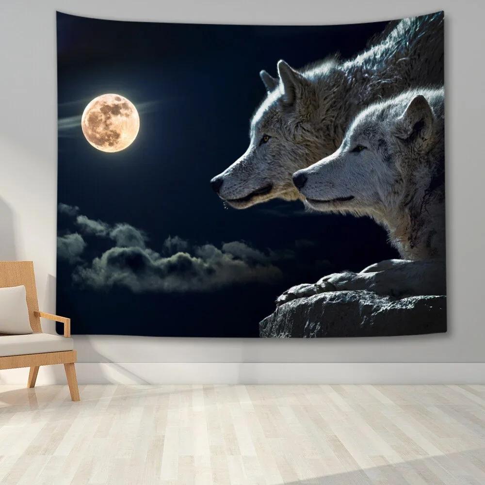 Tapestry Lion Animal  Wall Hanging Beach Towel  Decor Dormitory Bedroom Living Room Home