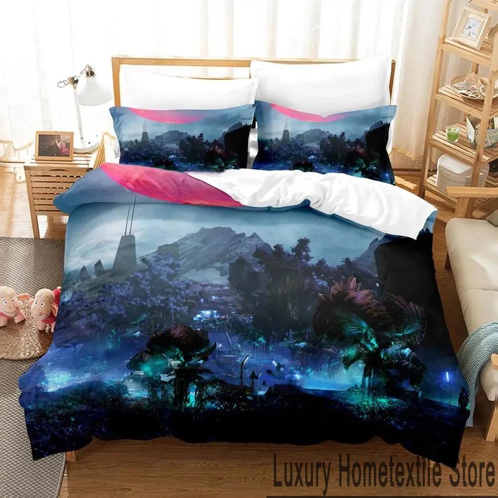 

Lightweight Vibrant Twin Queen King 3D Print Game Mass Effec Boys Girls Size Bed Adult Home Textileextile Quilt Comforter (quilt)-EU Single(135*200cm)3pcs