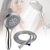 Luxuriöser Handbrausekopf im amerikanischen Stil mit 1,5 m Schlauch und bohrfreier Halterung