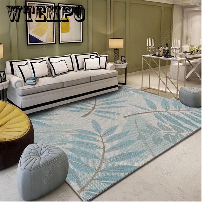 Soft Floor Mat Fashion Modern Style Color Block Living Room Bedroom Carpet Rug