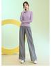 Damen Slim-Fit Atmungsaktiver Badmintonanzug - Herbst/Winter Schnelltrocknendes Sportbekleidungsset mit Reißverschluss und langen Ärmeln