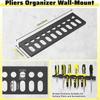 Screwdriver Organizer Pliers Storage Rack Utility Shelf Wall Mounted Multifunctional Space Saving