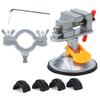 Universeller Schraubstock Werkbank Tischschraubstock Elektrischer Schleifer Ständer Schnell Selbstansaugend Manuelle Klemme
