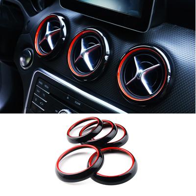 Autocolante de acoperire decorative pentru decorațiuni de ventilație pentru tabloul de bord pentru Mercedes Benz Clasa AB W176 W246 Interior auto