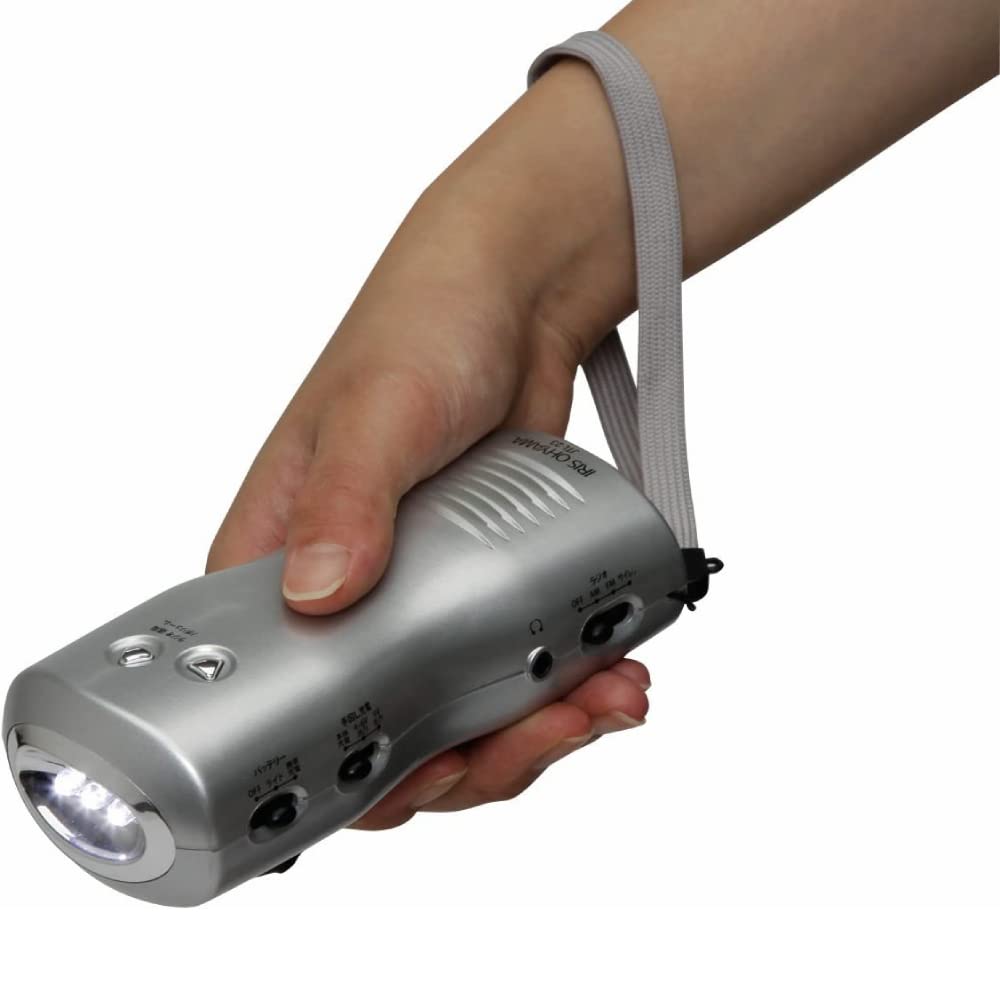 [TV Feature] Iris Ohyama Radio, Emergency Supplies, Emergency Radio, Light, Hand-Crank Charging, JTL-23