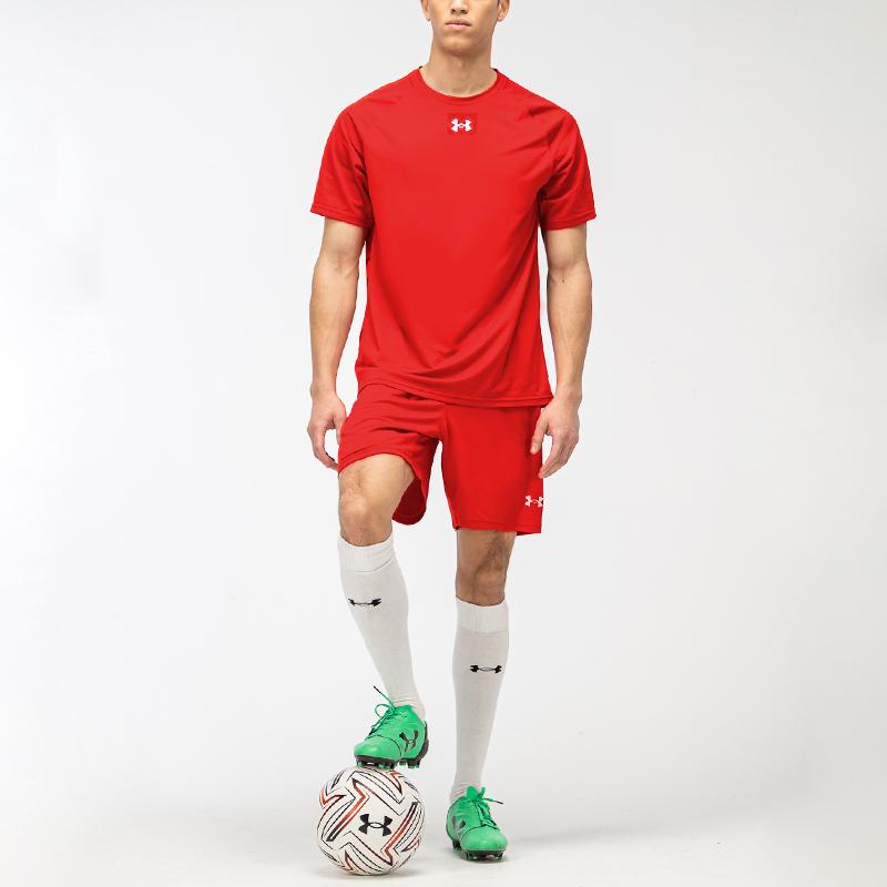 Under Armour Camouflage Back Football Knit Training Match T-Shirt Unisex Tops Red 21500528-600