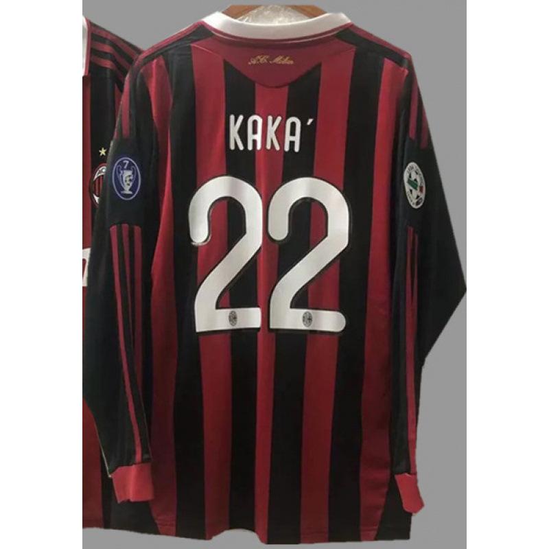 Vintage Jerseys, Soccer Uniforms, AC Ronaldo, Ronaldinho, Zidane, Long-sleeved Sportswear, National Team Uniforms