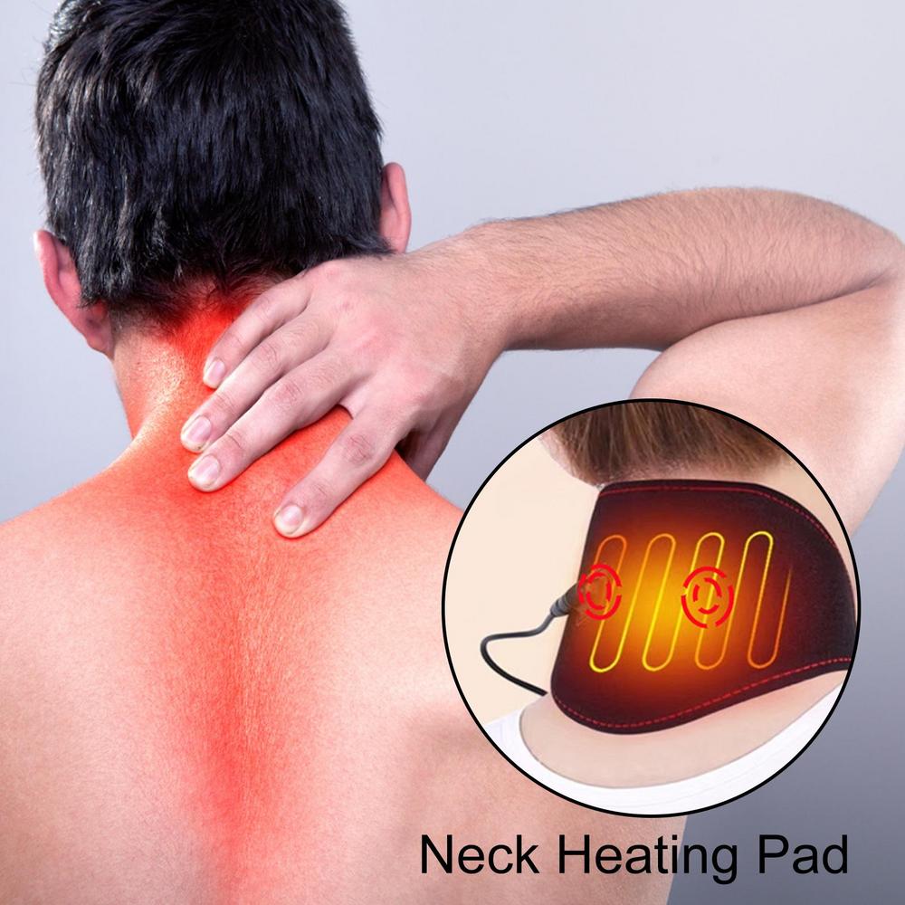 Portable Electric Heated Neck Protection Belt Three Adjustable Temperature Levels for Warmth and Neck Massage Neck Relaxation Pain Relief Heating Pad