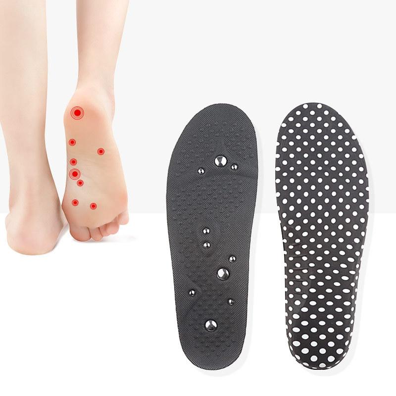New Magnet Insole, Magnetic Therapy Massage Shock Absorption, Men's and Women's Arch Support, Sports and Leisure Breathable Insole